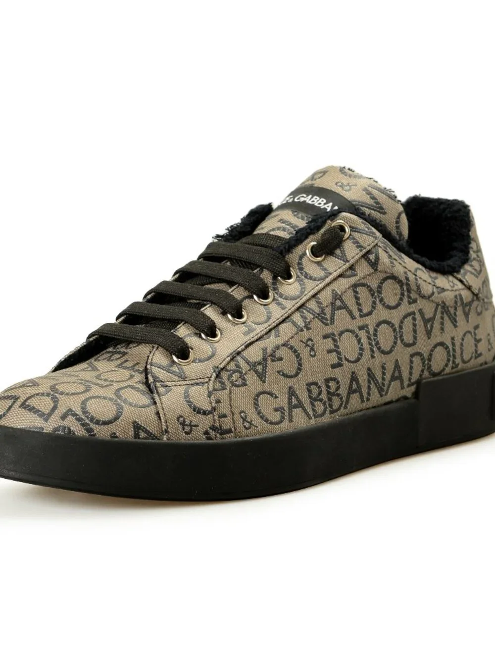 Dolce & Gabbana Men's Jacquard Logo Print Athletic Sneakers Shoes US 11 IT 44